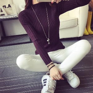 Дамски пуловер в 5 различни цвята