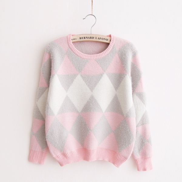 Γυναικείо πουλόβερ σε 2  διαφορετικά χρώματα