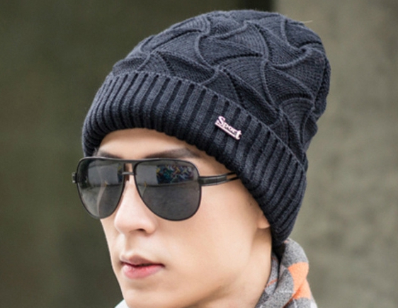 Οι άνδρες της μόδας καπέλα - φθινόπωρο και το χειμώνα, μαύρο, κόκκινο, βελούδινο