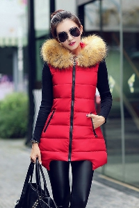 Γυναικείο γιλέκο με κουκούλα για το  χειμώνα -8 μοντέλα