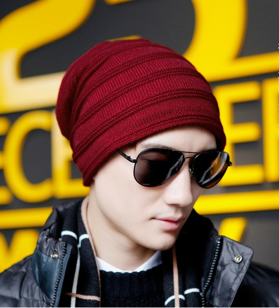 Есенно-зимни мъжки вълнени шапки