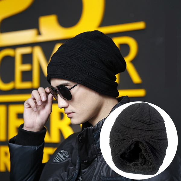 Есенно-зимни мъжки вълнени шапки