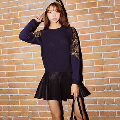 Дамска кожена пола