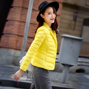 Γυναικείο μπουφάν για το  χειμώνα  - κίτρινο, μπλε, πράσινο, μαύρο, κόκκινο