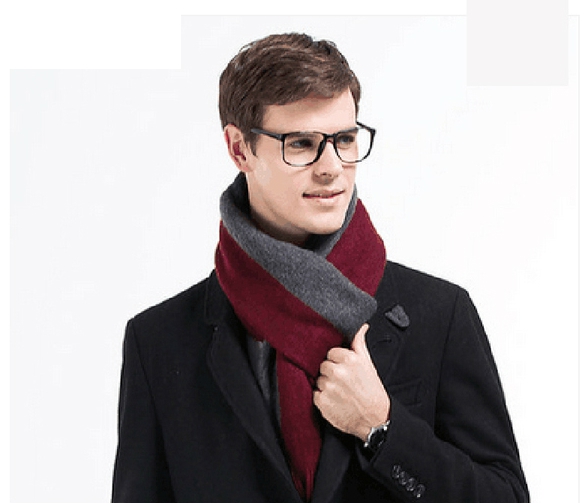 Мъжки стилни зимни шалове