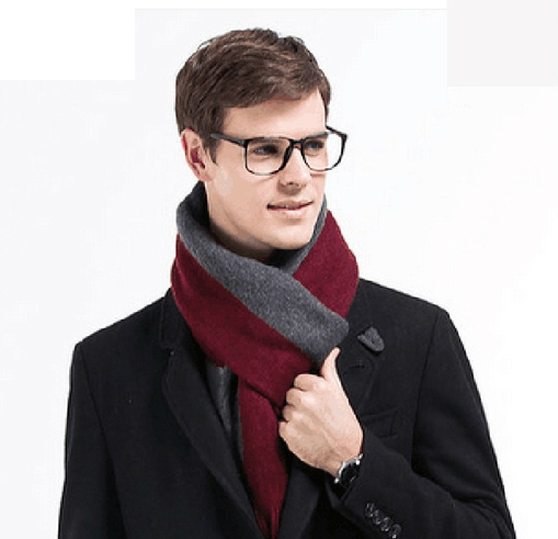 Мъжки стилни зимни шалове