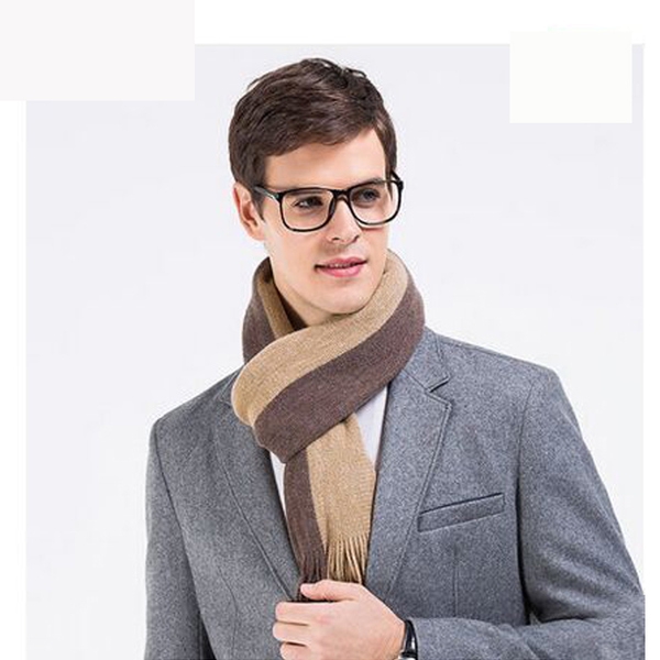 Мъжки стилни зимни шалове