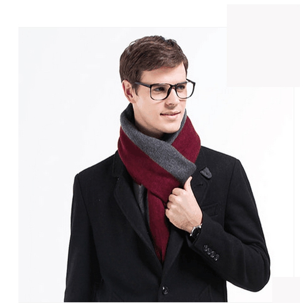 Мъжки стилни зимни шалове