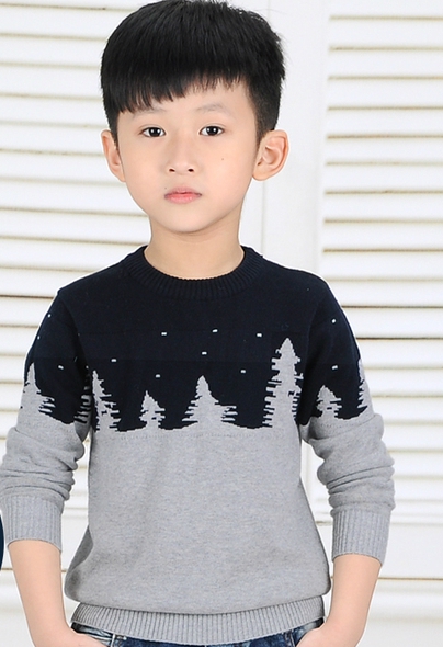 Детски зимен пуловер за момчета - три модела