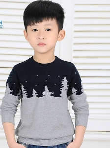 Детски зимен пуловер за момчета - три модела