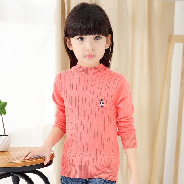 Детски зимни пуловери за момичета и момчета в разнообразие от различни цветове - червен, розов, оранжев, сив, черен