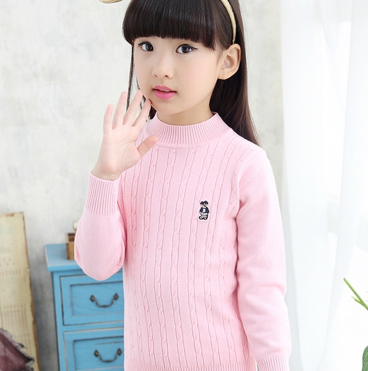 Детски зимни пуловери за момичета и момчета в разнообразие от различни цветове - червен, розов, оранжев, сив, черен