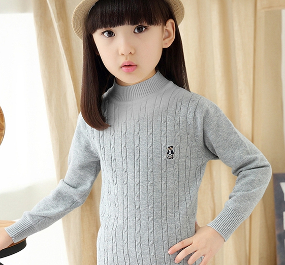 Детски зимни пуловери за момичета и момчета в разнообразие от различни цветове - червен, розов, оранжев, сив, черен