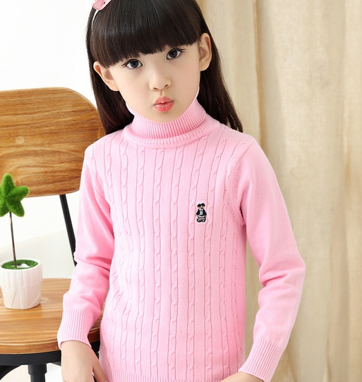 Детски зимни пуловери за момичета и момчета в разнообразие от различни цветове - червен, розов, оранжев, сив, черен