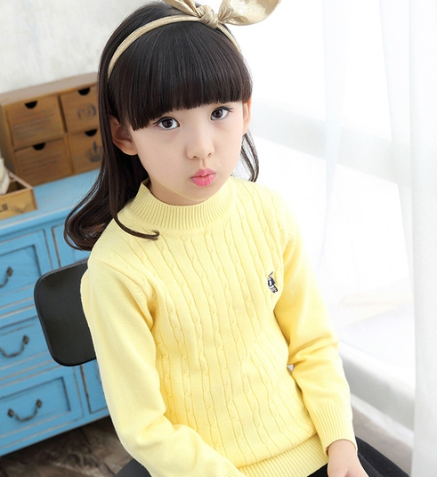 Детски зимни пуловери за момичета и момчета в разнообразие от различни цветове - червен, розов, оранжев, сив, черен