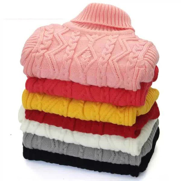 Дебел зимен пуловер за деца в разнообразни модели