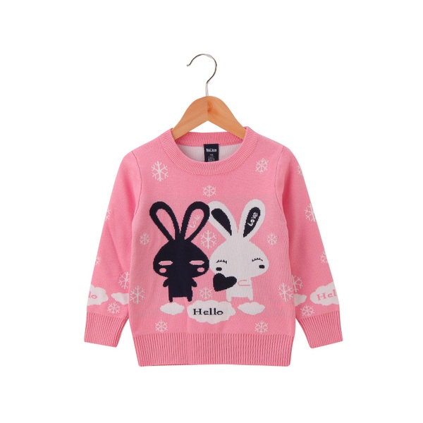 Детски зимни пуловери с анимационни картинки - топ модели