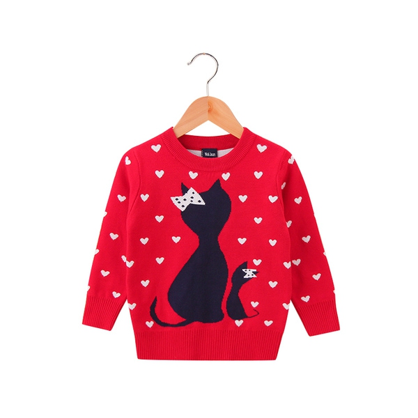 Детски зимни пуловери с анимационни картинки - топ модели