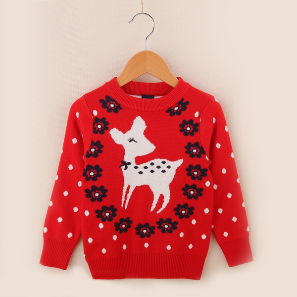 Детски зимни пуловери с анимационни картинки - топ модели