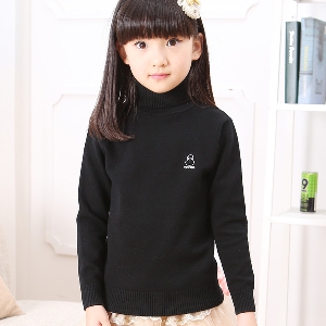 Παιδικό πουλόβερ για τα κορίτσια σε κόκκινο, γκρι, λευκό, μαύρο χρώμα