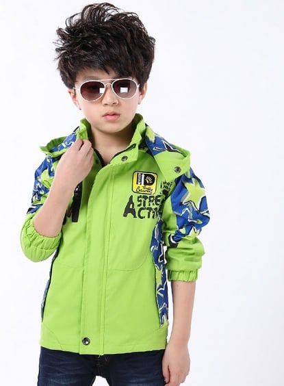 Детски зимни якета за момчета - различни топ модели - зелени, червени, сини 