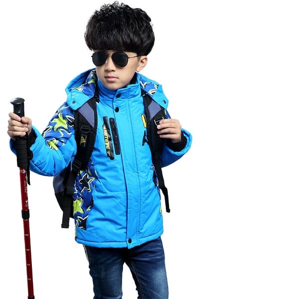 Детски зимни якета за момчета - различни топ модели - зелени, червени, сини 