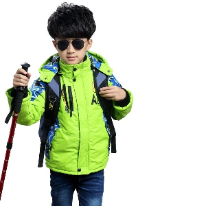 Детски зимни якета за момчета - различни топ модели - зелени, червени, сини 