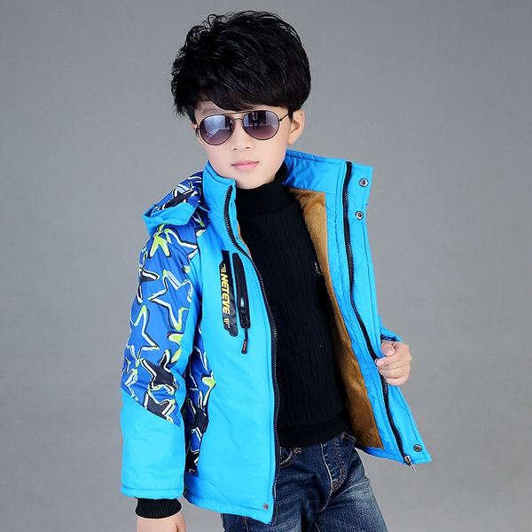 Детски зимни якета за момчета - различни топ модели - зелени, червени, сини 