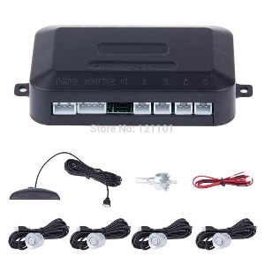 Car LED Parking Sensor Kit 4 Sensors 22mm Backlight Display