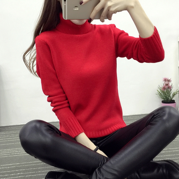 Модерен дамски пуловер в 8 различни цвята