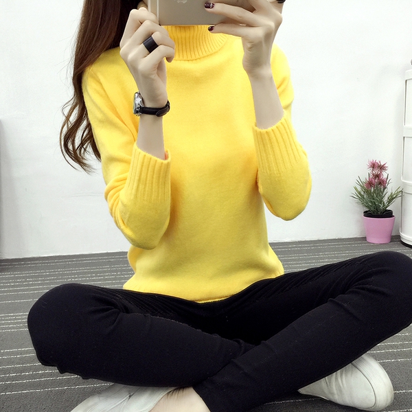 Модерен дамски пуловер в 8 различни цвята