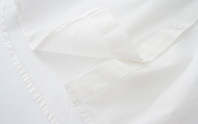 Дамска бяла памучна риза