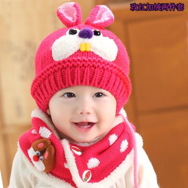 Детски зимни и красиви шапки със заешки ушички - различни модели