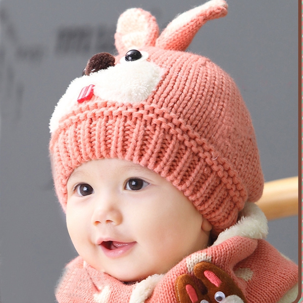 Детски зимни и красиви шапки със заешки ушички - различни модели