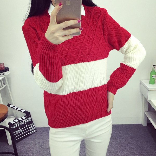 Дамски пуловер  в 6 различни цвята