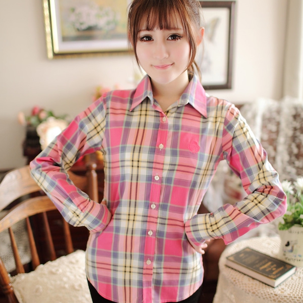 Дамски ризи каре в  различни цветове