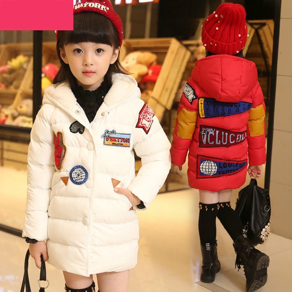 Детско зимно палто за момичета в три цвята