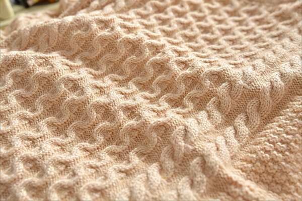 Детски зимен пуловер за момчета - червен и бежов