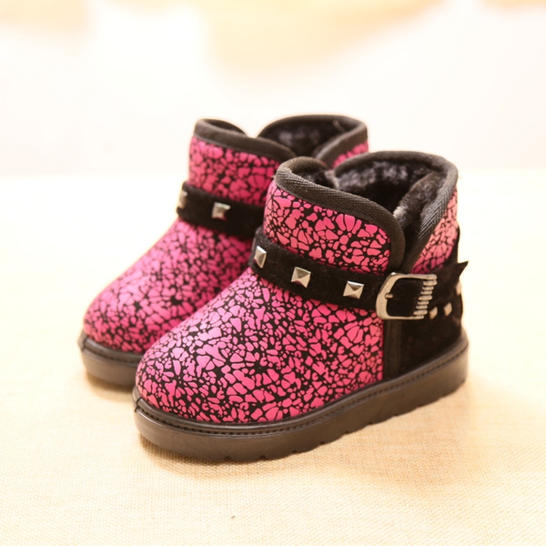 Зимни стилни обувки за момичета и момчета  - различни модели и размери 