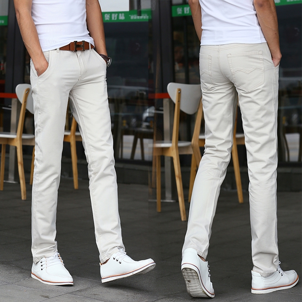 Есенни дебели и тънки мъжки панталони - 12 модела 