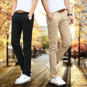 παντελόνια Autumn παχύ και λεπτό ανδρών - 12 μοντέλα