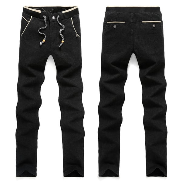 Дебели и тънки мъжки панталони - 2 модела 