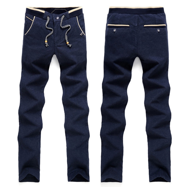 Дебели и тънки мъжки панталони - 2 модела 