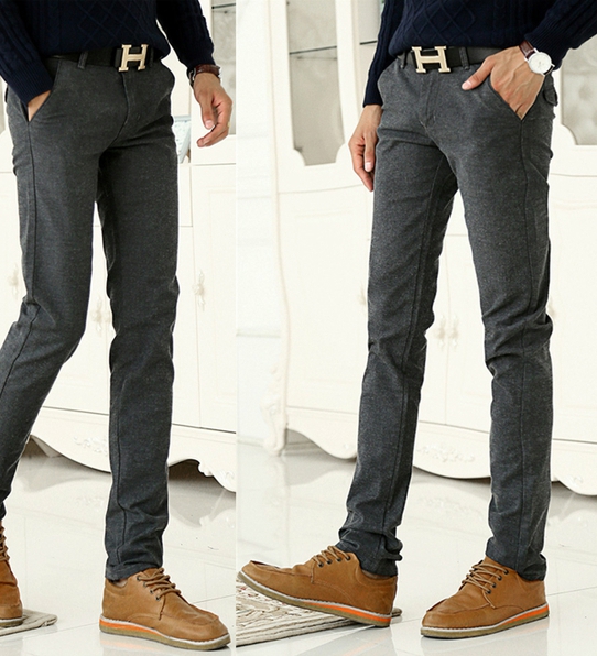 Стилни тънки мъжки  панталони  - 4 модела 