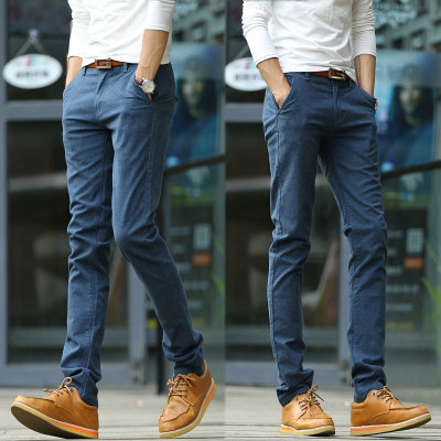 Стилни тънки мъжки  панталони  - 4 модела 