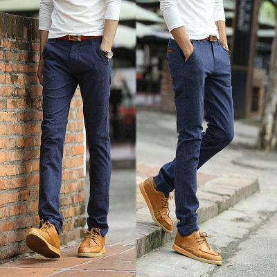 Стилни тънки мъжки  панталони  - 4 модела 