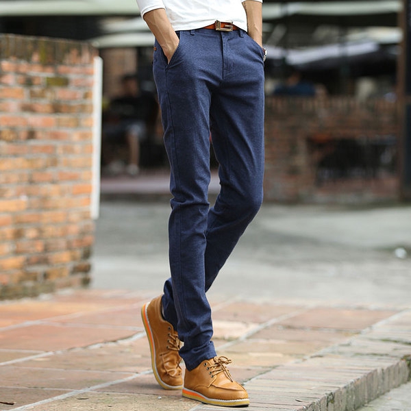 Стилни тънки мъжки  панталони  - 4 модела 