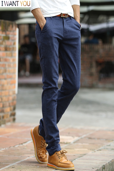 Стилни тънки мъжки  панталони  - 4 модела 