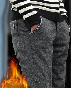 Дебели зимни мъжки панталони + плюшена подплата - 3 модела 