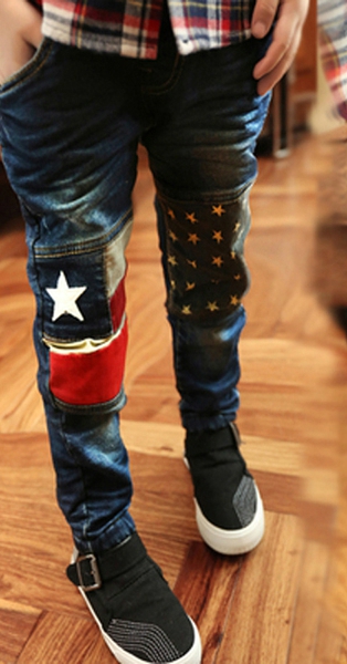 Детски модерни дънки за момчета - различни модели